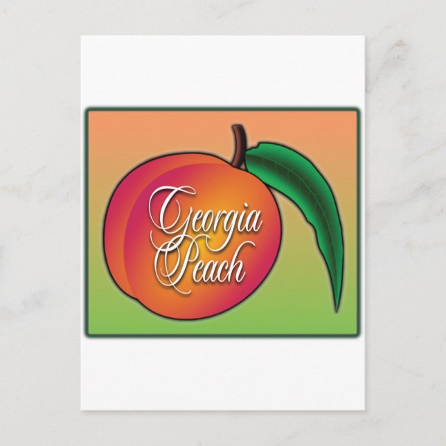 Carte Postale Georgia Peach (Devant)