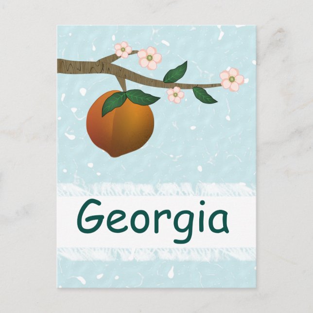 Carte Postale Georgia Peach (Devant)