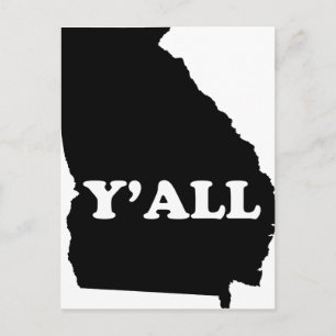 Carte Postale Georgia Yall
