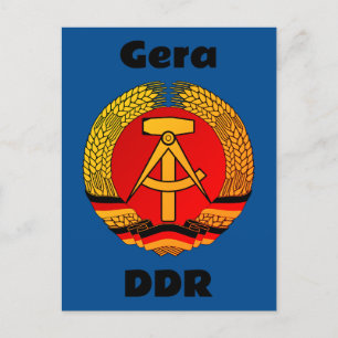Carte Postale Gera, Allemagne de l'Est - DDR GDR Ostdeutschland
