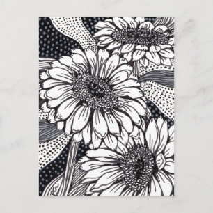 Carte Postale Gerberas