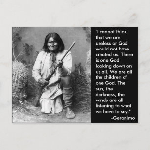 Carte Postale Géronimo