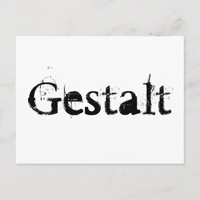 Carte postale Gestalt (Devant)