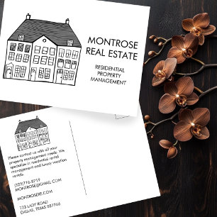 Carte Postale Gestion des biens Marketing immobilier personnalis