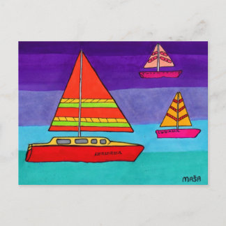 Carte Postale Gestionnaire de voiles