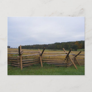 Carte Postale gettysburg sur le champ de bataille d'automne
