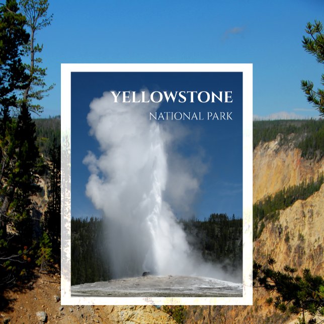 Carte Postale Geyser, parc national de Yellowstone (Créateur téléchargé)