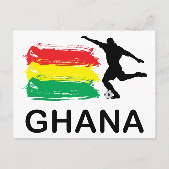 Carte Postale Ghana Football (Devant)