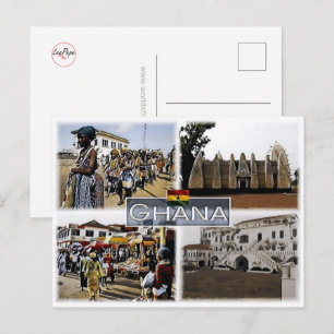 Carte Postale Ghana - Mosaic -