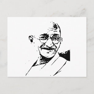 Carte Postale Ghandi