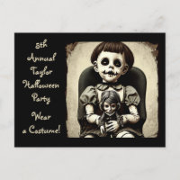 Ghoul Enfant avec poupée effrayante Halloween Part
