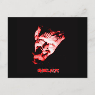 Carte postale Ghoulardi (rouge)