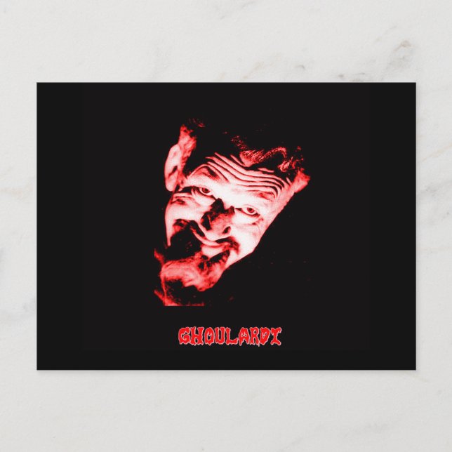 Carte postale Ghoulardi (rouge) (Devant)