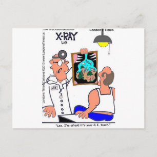 Carte Postale GI Tract Funny Gastro-intestinal Cadeaux Médicales