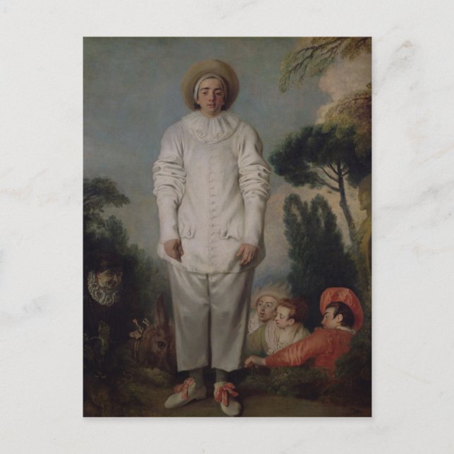 Carte Postale Gilles, c.1718-19 (Devant)