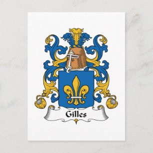 Carte Postale Gilles Family Crest