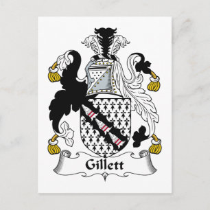 Carte Postale Gillett Family Crest