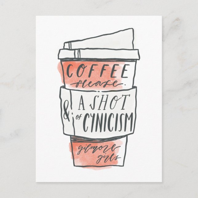 Carte Postale Gilmore Girls | Café S'Il Vous Plaît (Devant)