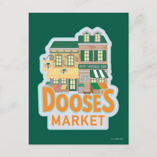 Carte Postale Gilmore Girls | Le marché de Doose (Devant)