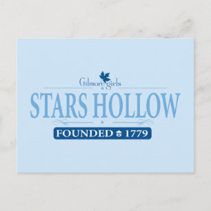 Carte Postale Gilmore Girls   Logo Hollow Stars