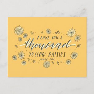 Carte Postale Gilmore Girls   Mille Mille Marguerites Jaunes