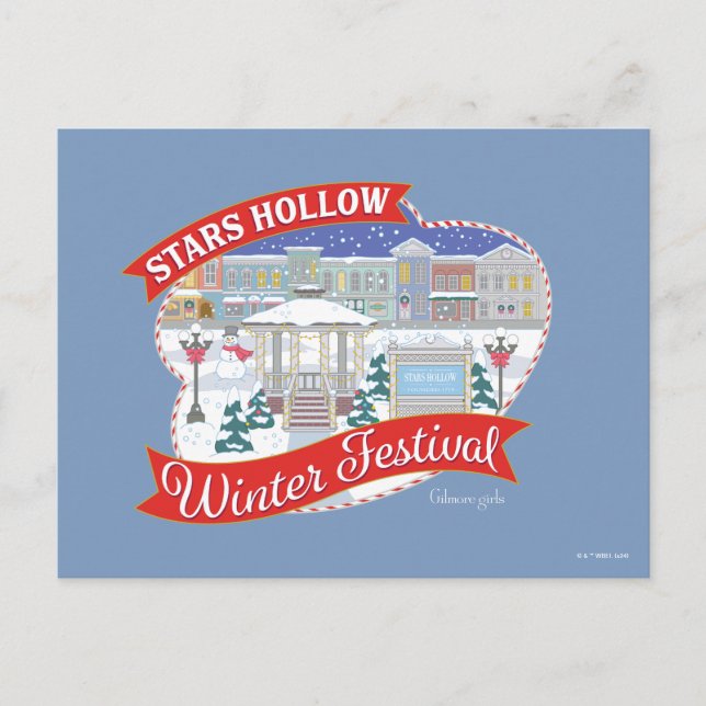 Carte Postale Gilmore Girls | Stars Hollow Winter Festival (Devant)