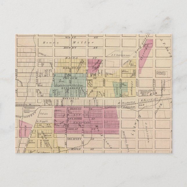 Carte Postale Gilroy, Californie (Devant)