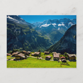 Carte Postale Gimmelwald Dans Les Alpes Suisses - Suisse