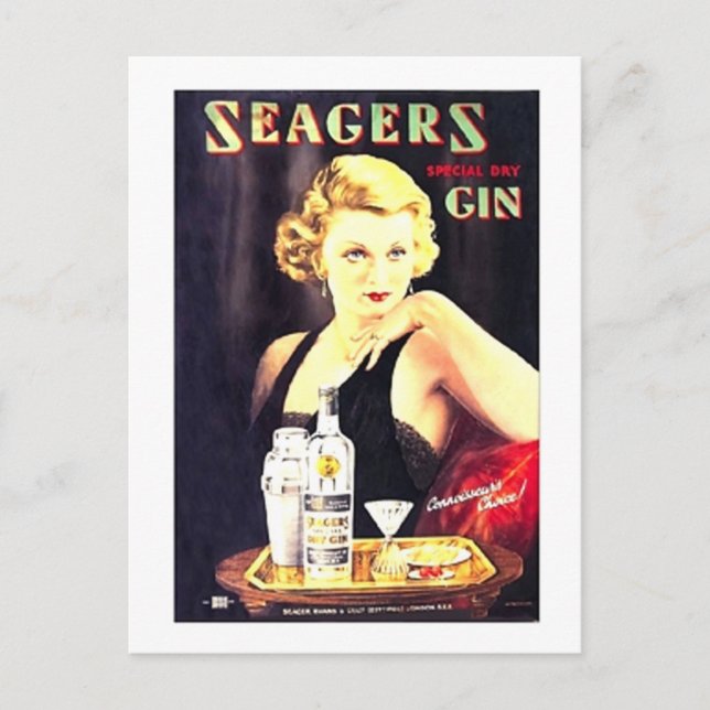 Carte Postale Gin de Seager (Devant)