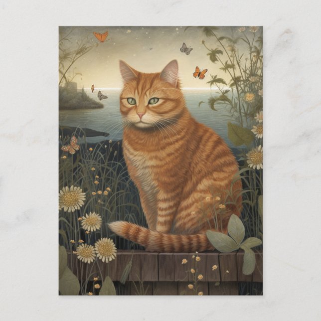 Carte postale Ginger Tom Chat (Devant)