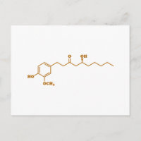 Gingerol Molecule formule chimique