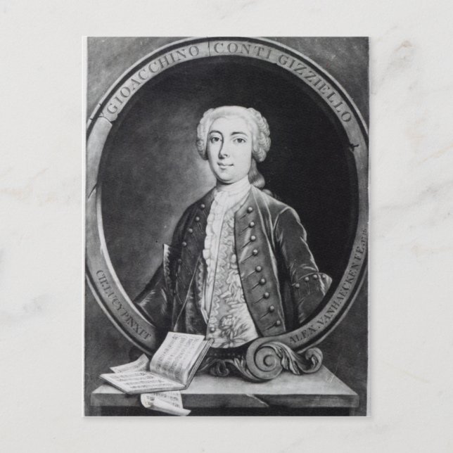 Carte Postale Gioacchino Conti, Gizziello, (Devant)