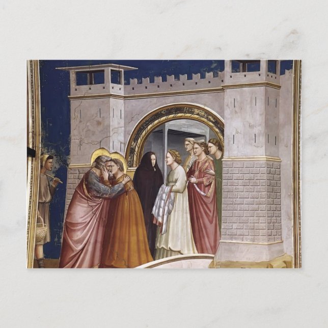 Carte Postale Giotto : La Rencontre au Golden Gate (Devant)