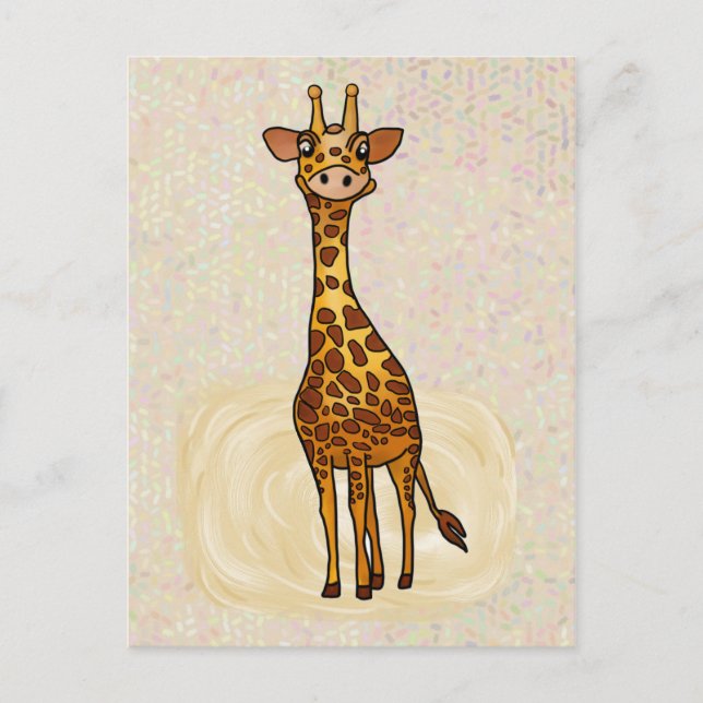 Carte Postale Girafe (Devant)