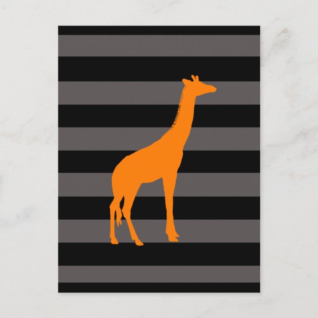 Carte Postale girafe (Devant)