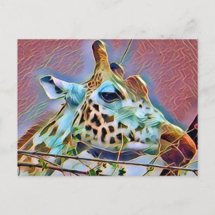 CARTE POSTALE GIRAFFE