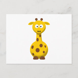Carte Postale Giraffe de dessin