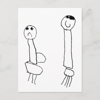 Carte Postale Giraffes