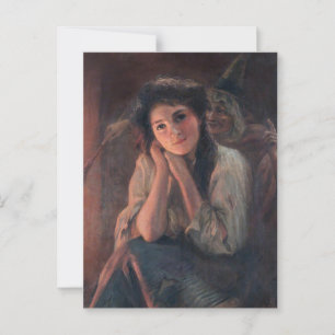 Carte Postale Girl and a Witch par Beatrice Offor