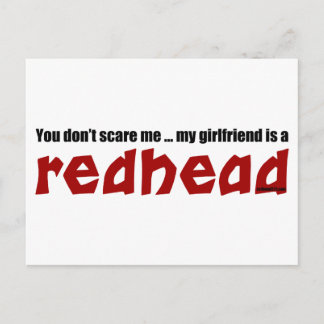 Carte Postale Girl friend est Redhead