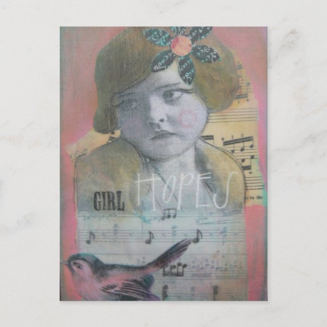 Carte Postale Girl Hopes (Devant)