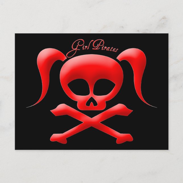 Carte postale Girl Pirates (Devant)