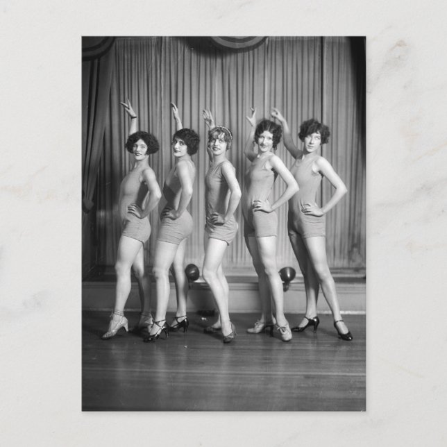 Carte Postale Girls du Chœur, 1927 (Devant)