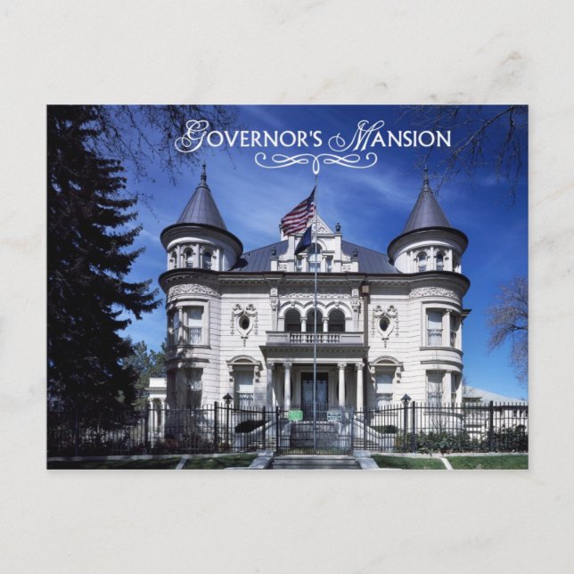 Carte Postale Gîte du Gouverneur, Salt Lake City, Utah (Devant)