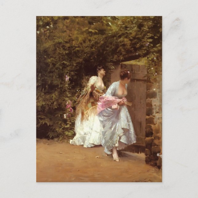 Carte Postale Giuseppe de Nittis - Retour de la danse (Devant)