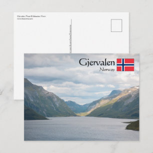 Carte Postale Gjervalen Norvège
