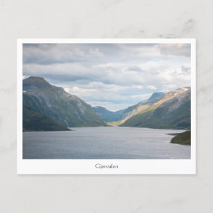 Carte Postale Gjervalen Norvège
