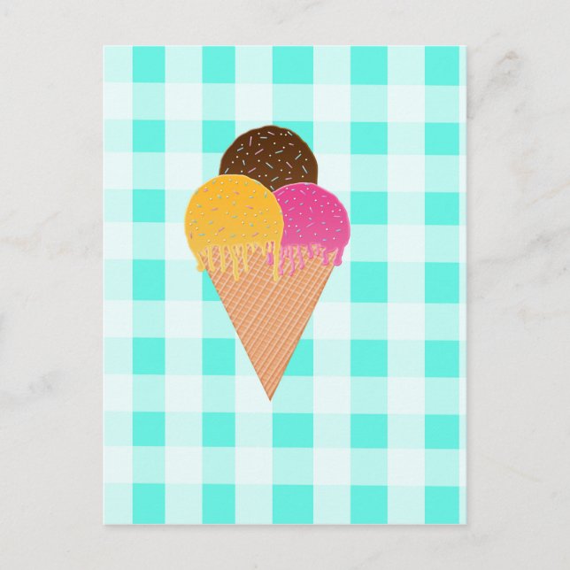 Carte Postale Glace (Devant)