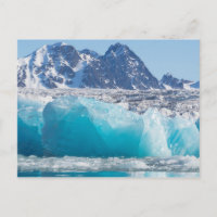 Glace bleue glaciaire, Norvège