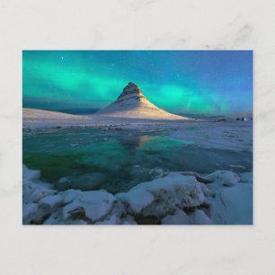 Carte Postale Glace et neige   Kirkjufell Mountain, Islande